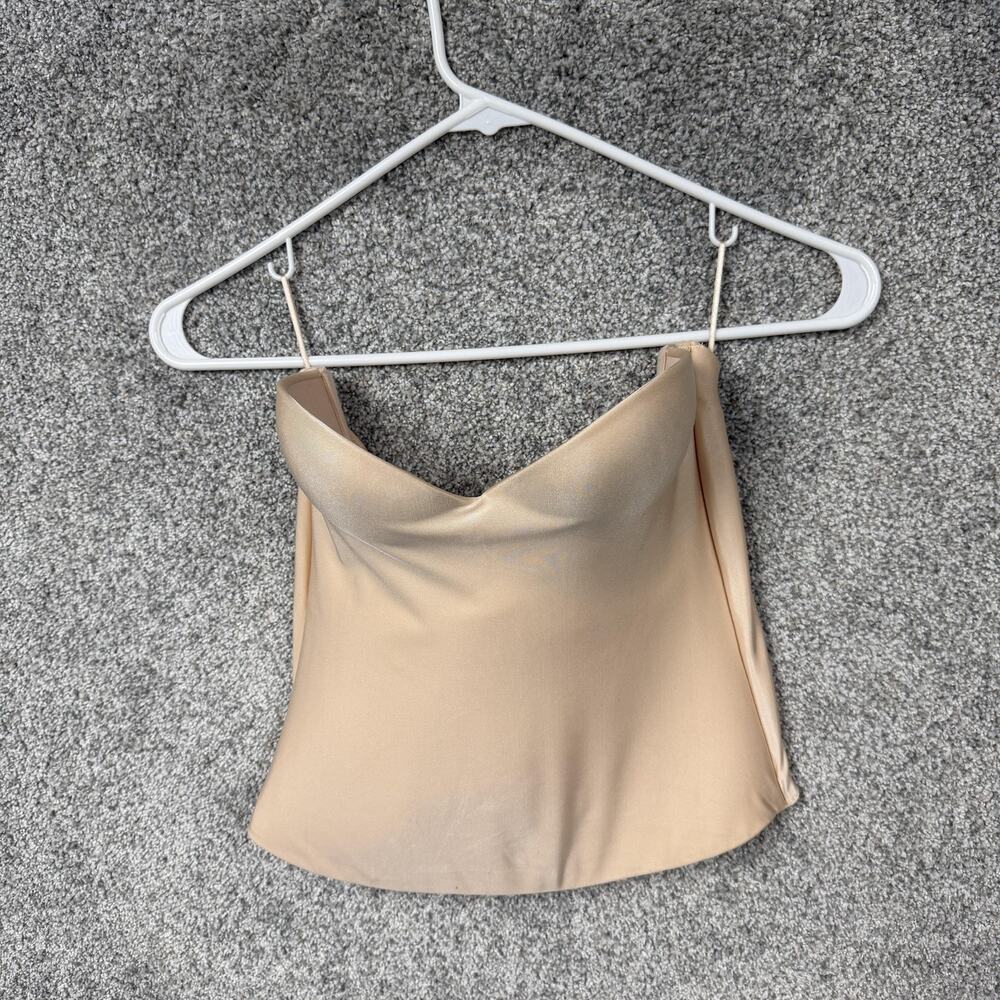 Felina Nude/Beige Strapless Camisole Bra Top